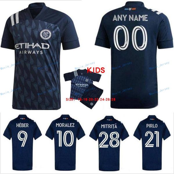 

2020 2021 nycfc new york city fc soccer jerseys pirlo mix david villa lampard away maillot de foot 20 21 football shirts, Black;yellow