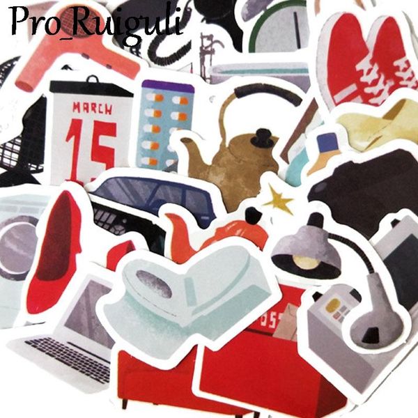 

31pcs статьи для ежедневного использования детей наклейки скейтборд гитары чемодан девушки водонепроницаемый scrapbooking дети граффити игру