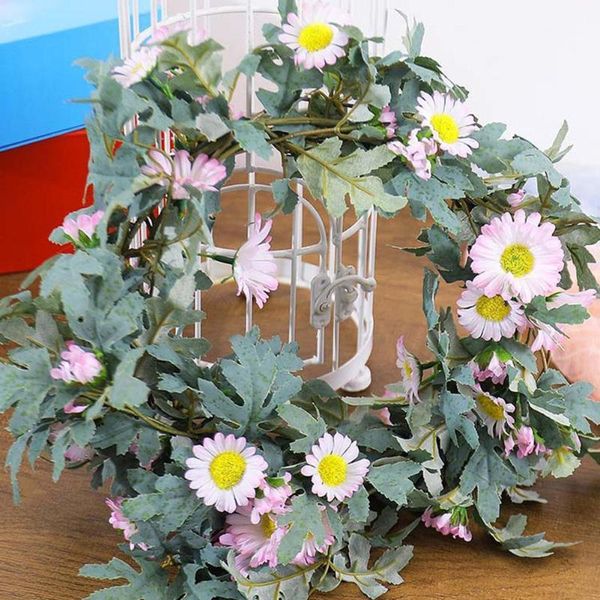 

1.75m simulation artificial marguerite wall decoration background home decor1