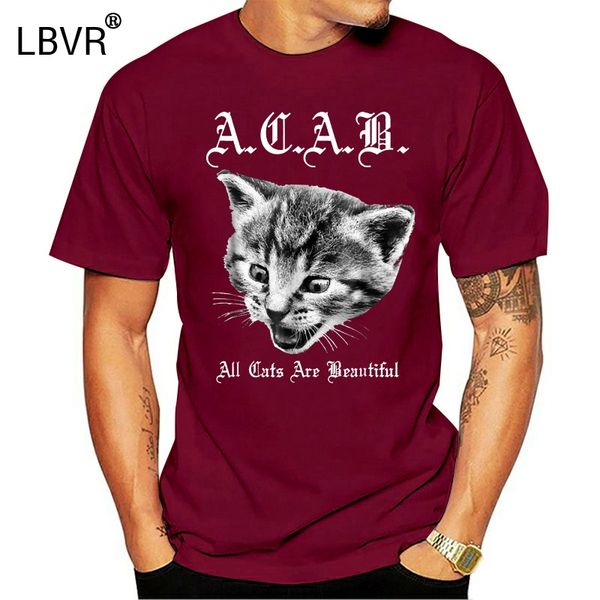 

brand new fashion summer men a.c.a.b. t-shirt - all cats are beautiful shirts - acab. sport hooded sweatshirt hoodie