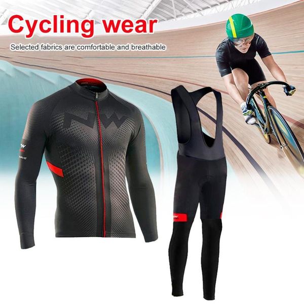 

long and short cycling jersey set breathable bicycle cycling clothing mountain bike wear clothes bike accessories