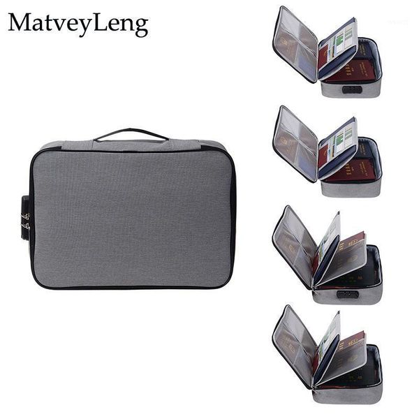 

briefcases large-capacity document storage bag with password lock waterproof multi-function1