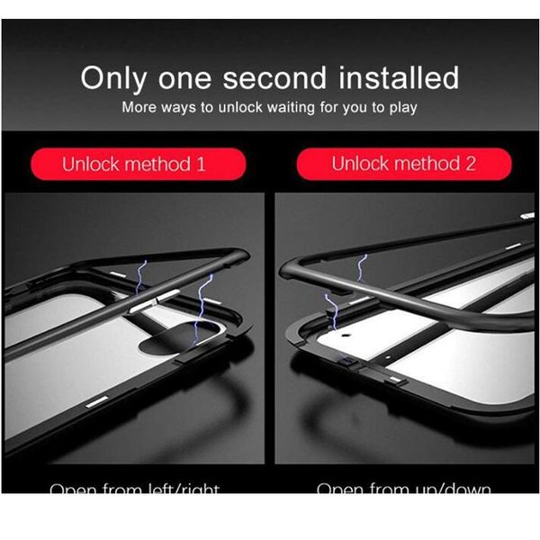 

magnetic adsorption metal case for huawei p40 p30 p20 mate 30 20 10 honor 20 pro lite nova 5t p wmtqcq