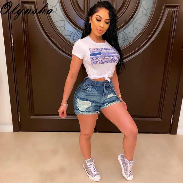 

casual hole denim shorts ripped woman plus size shorts jeans 2020 summer streetwear nightout outfits short pant womens bottoms1, White;black