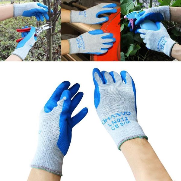 

garden planting work gloves with printing hand protecter anti-cutting gloves wear-resistant labor protection waterproof1