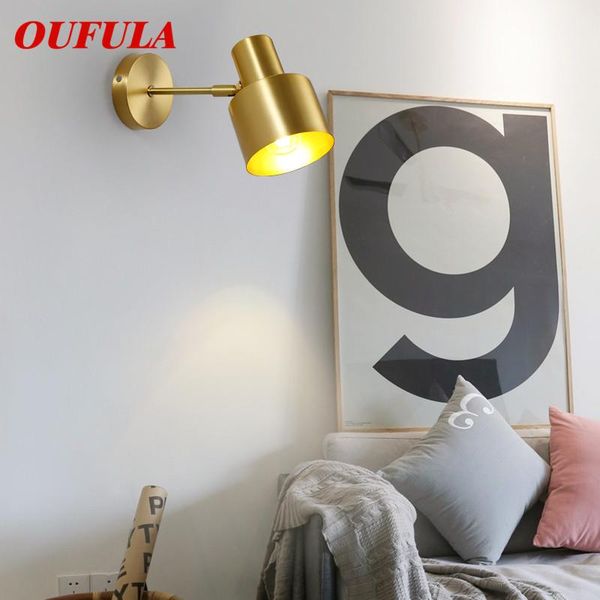

hongcui indoor wall lamps fixture copper modern led sconce contemporary creative decorative for home foyer corridor bedroomÂ