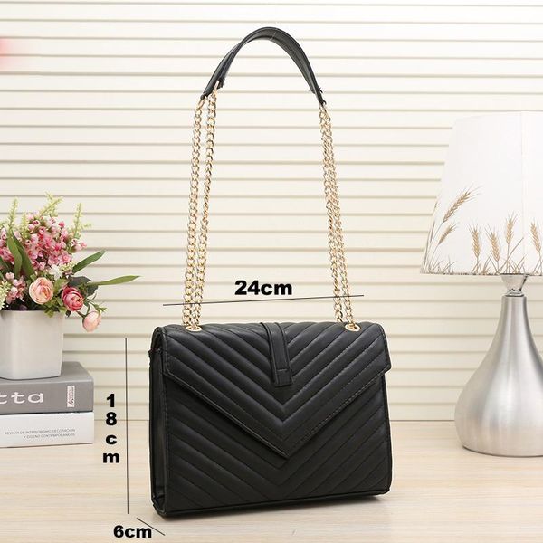 

designer luxurys handbags bags women purse genuine shoulder bags long chain caviar leather envelope high-quality clutch bag