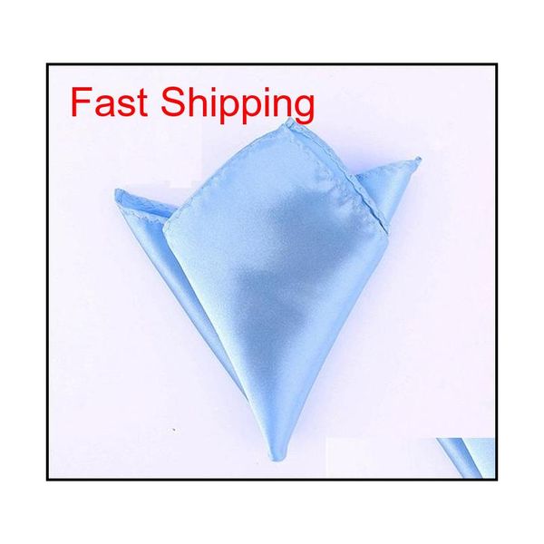 

2016 fashion classic men handkerchief hanky tower polyester silk suit pocket towel 36 colors 22*22cm qyleqh beauty888, Black;purple