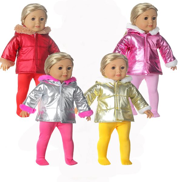 

warm jacket+leggings clothes for 18 inch doll clothes american girl doll