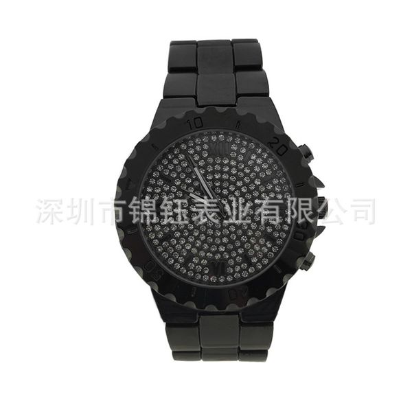 

band 2019 steel new diamond style fashion watch for men, Slivery;brown