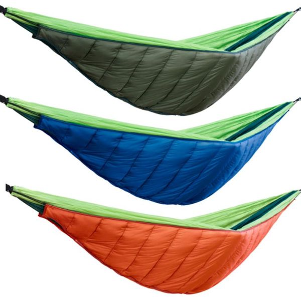 

зимний теплый спальный мешок гамак underquilt blanket 20d водонепроницаемый нейлон подогреватель крышка для наружной кемпинга туризм
