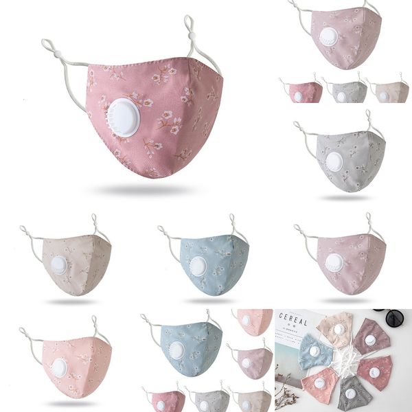 

20pcs designer mask fashion face dust haze masks can be washed breathable male cotton with breathing valve female facemask 1 nk86c