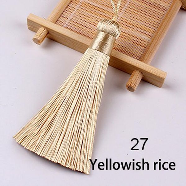 

wholesale 12pcs lot 8cm short fat tassel silk fringe sewing bang tassel trim decorative key tassels for curtain home decoration h jlltyv