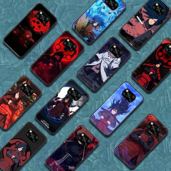 

1dwnaruto uchiha madara animation mobile phone case cover a2 a3 8 9 se 9t 10 10t lite ultra low x3 black coke tpu