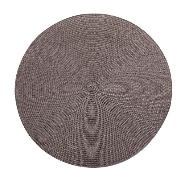 

38см круглый placemat кухня обеденный стол коврики steak pad insulation pads nordic hotel restaurant home decor wmtphg mywjqq