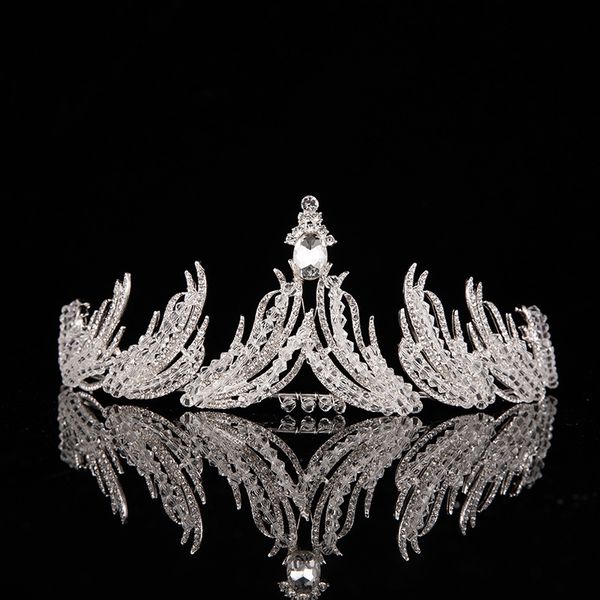 

bridal alloy inlaid with diamond crown hair accessories wedding dress accessories