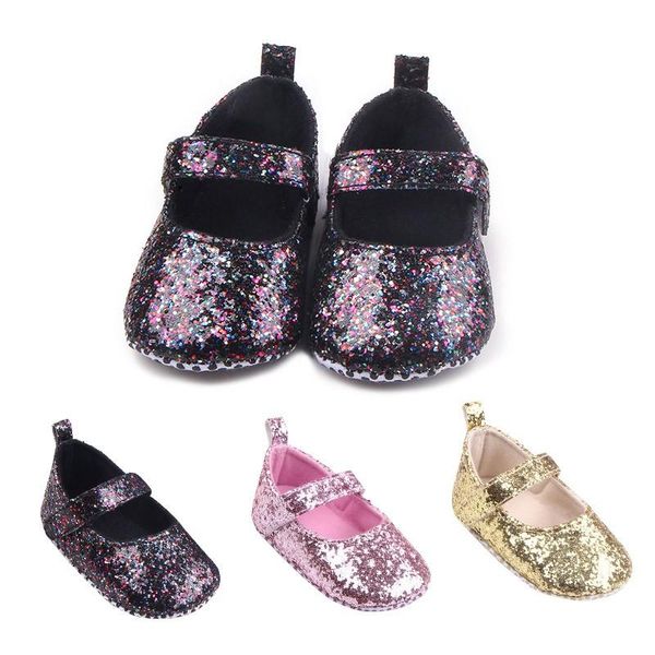 

first walkers 2021 baby girls walker toddler sequins infant soft sole cotton shoes bottom