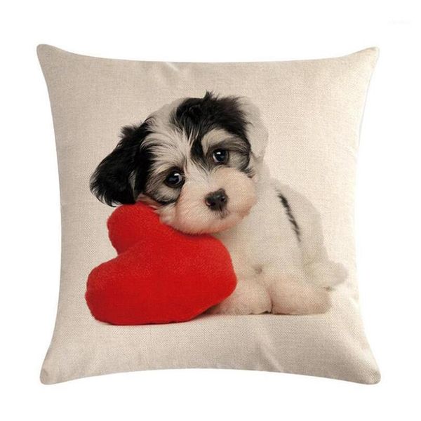 

cushion cover pillow case home puppy supplies animal pillow office home car decorative throw pillows chair seat1