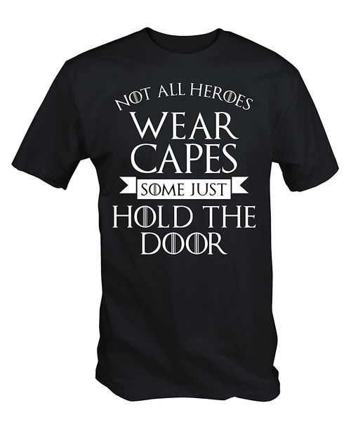 

summer cool men tee shirt mens not all heroes wear capes , some just hold the door t shirt funny t-shirt sport hooded sweatshirt hoodie