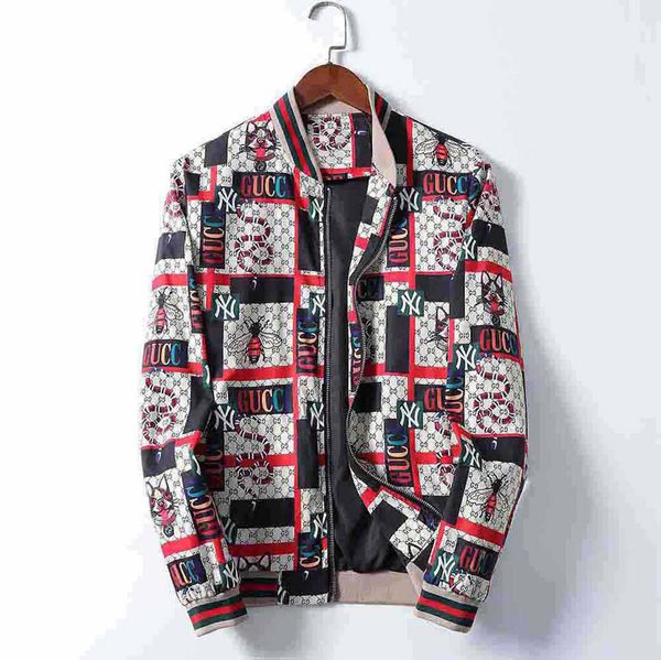 

мужская куртка бренда bermuda европейский хип-хоп кампуса стиль с длинными рукавами формальная куртка осенью и зимой новой моды v-образным в, Black;brown