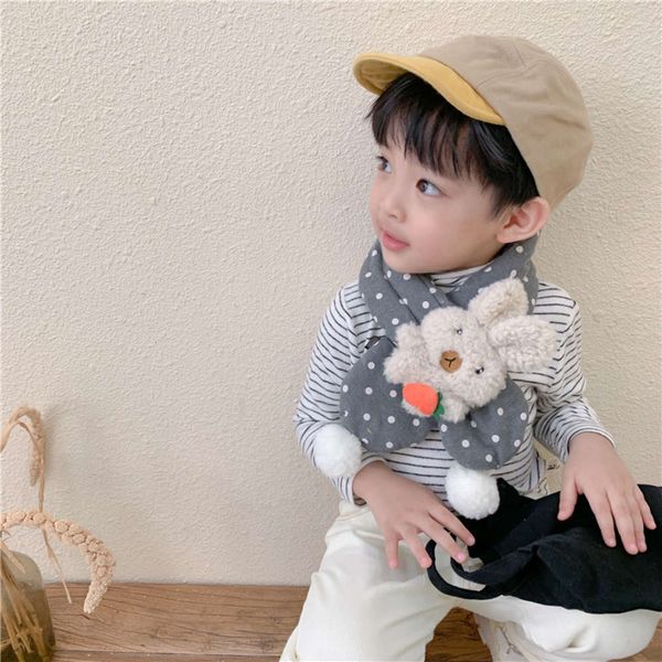 

scarf for new cotton clip boys cross and girls 75iv, Red;brown