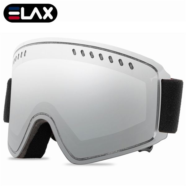 

elax brand double layers anti-fog ski goggles snow snowboard glasses snowmobile outdoor eyewear sport ski googles 220110