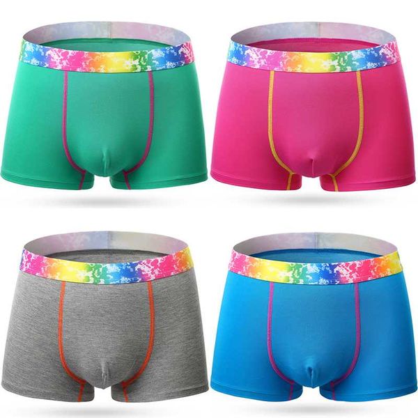 

4pcs/lot men boxer underwear modal male boxer shorts fashion men trunks sous vetement homme underpants underwear, Black;white