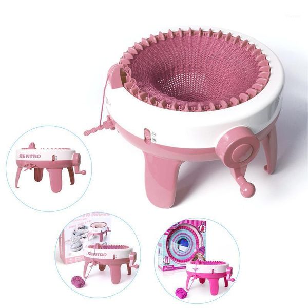 

40 needle hand knitting machine diy hand knitted scarf sweater, for children's hat, socks, lazy man, artifact1, Black