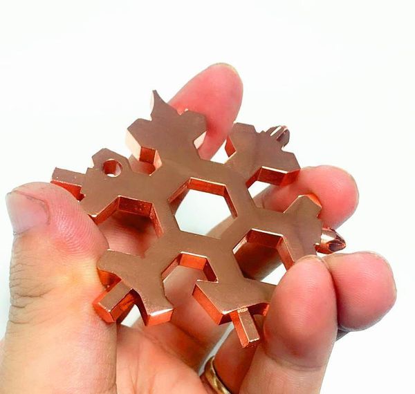 

snowflake multi tool 18 in 1 snowflake multitool wrench multitool bottle openers key ring bike fix tool snowflake c wmtcdo comb2010
