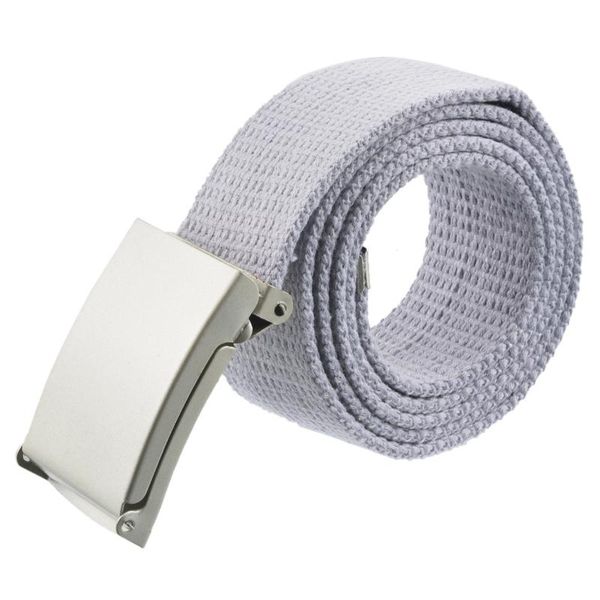 

men canvas belts metal buckle 2020 women casual candy solid army belt outdoor tactical for jeans pants, Black;brown