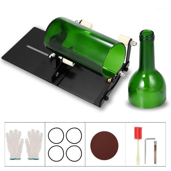 

diy glass bottle cutter adjustable sizes metal glassbottle cut machine for crafting wine bottles cutting tool easy to install1