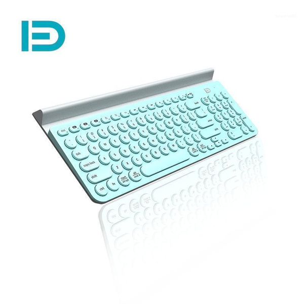 

fuld ik6650 bluetooth keyboard mobile phone security desk computer wireless lapoffice household wireless keyboard portable1