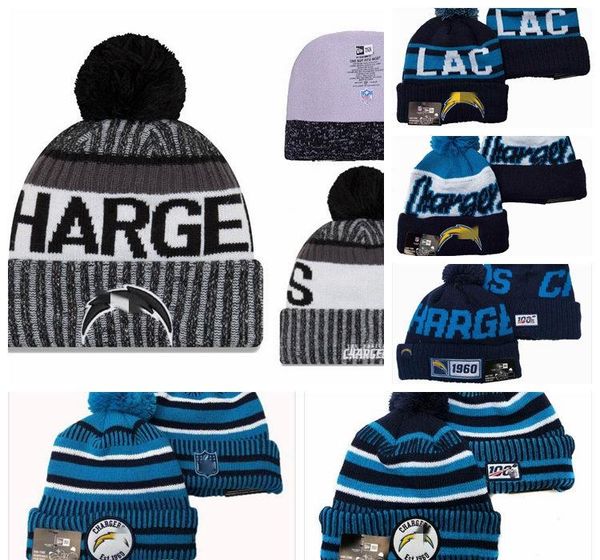 

лос-анджелес зарядные устройства мужчины женщины молодежь 2020 sideline главная официальный спорт knit hat черный футбол cap красный, Blue;gray