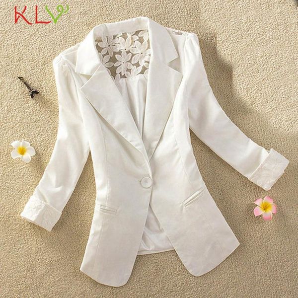 

women jacket back hollow design office suit coat casual lady black and white jacket fashion streetwear loose outerwear 19sp, Black;brown