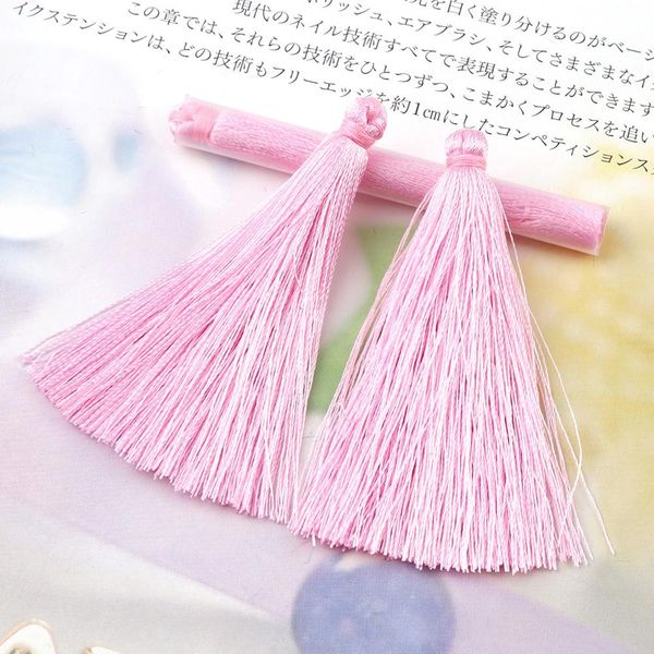 

10pcs handmade 65mm long thick big tassels 100 rayon silk tassel for diy accessories jewelry findings earring accessories h jllppa