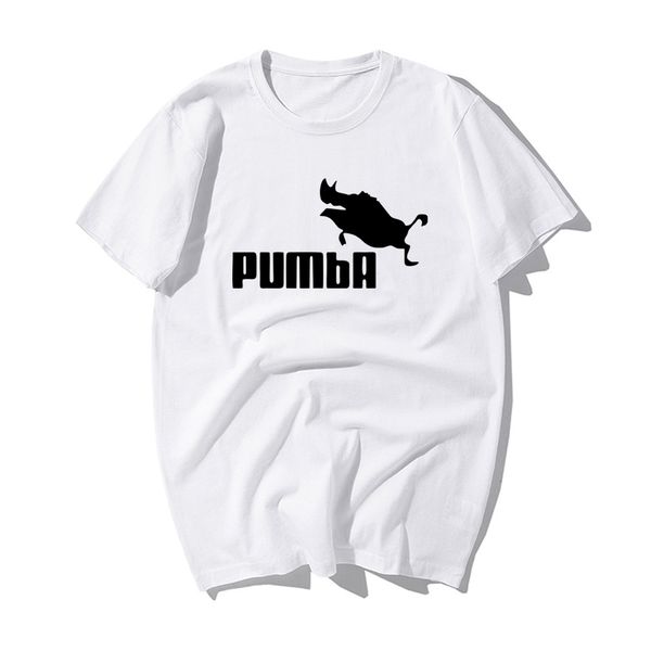 

2020 funny tee cute pumbaa homme pumba short sleeves cool summer jersey costume fashion sport hooded sweatshirt hoodie men t shirt