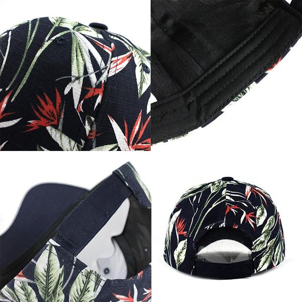 

flb] men women baseball cap snapback printing flowers couple hats quality cotton summer caps bone knitted hats f352 sqcpym pingtoy, Black;white
