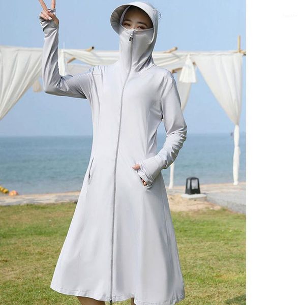 

summer blouse white cardigan sun protection clothing long blouse beach outdoor white female fashion feminino#g301