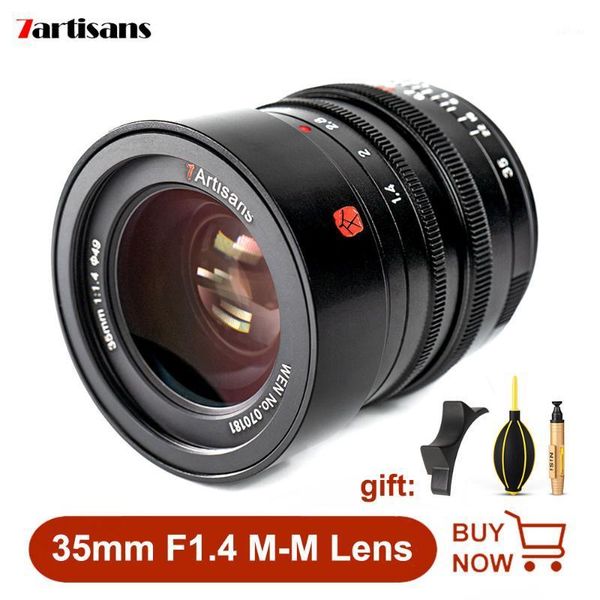

7artisans 35mm f1.4 full frame lens for leica m mount cameras to m240 m3 m6 m7 m8 m9 m10 manual focus m-m camera lens1