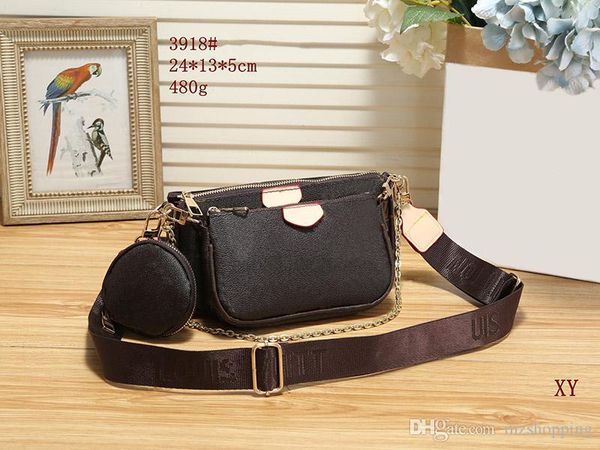 

classic multi pochette accessories crassbody m44840 purse m44813 a three-piece l purses chain style bag women bag pu totes