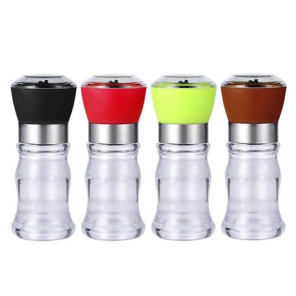

kitchen manual grinding bottle salt pepper mill grinder pepper grinders shaker spice container seasoning connt ja bbywmd