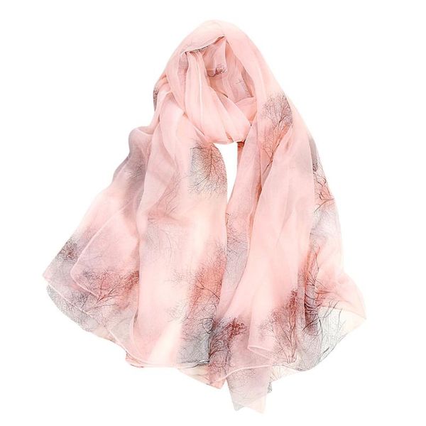 

scarves fashion women flower print long soft wrap scarf simulation silk shawl winter wraps blanket beach shawls #a, Blue;gray