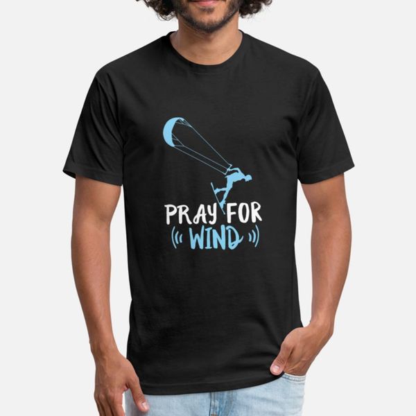 

kitesurfing t-shirt pray for wind kiteboarding designers graphic t shirt fit street sportswear tracksuit hoodie sweatshirt