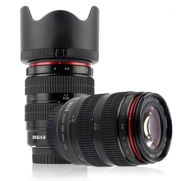 

meike 85mm f2.8 camera lens full frame 1.5:1 macro for sony e mount for camera canon fujifilm m4/3 nikon lens lentes1