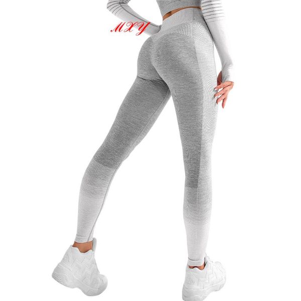 

women's quick-drying fitness leggings stretch tights sports yoga leggings seamless yoga pant peaches hips seamless full length, White;red