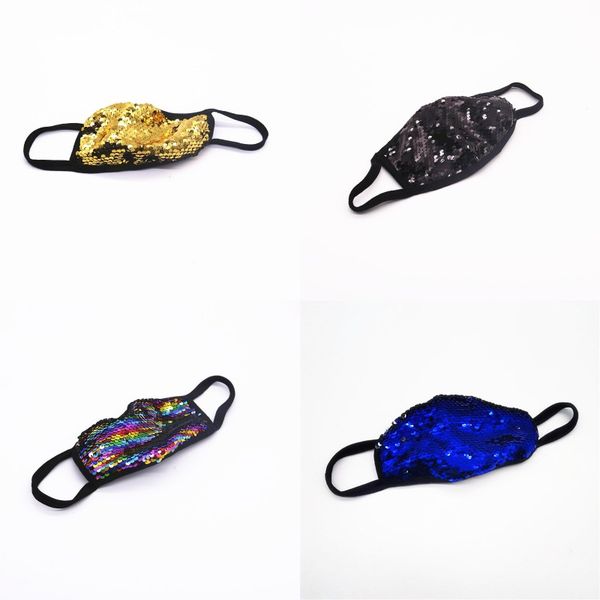 

fashion designer face mask sequin ventilation anti sun ultraviolet dust proof mouth masks respirable washable mascherine 2 58yy l2