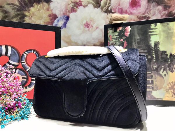 

fashion women chain shoulder bags velour lady handbags senior crossbody bag new style women