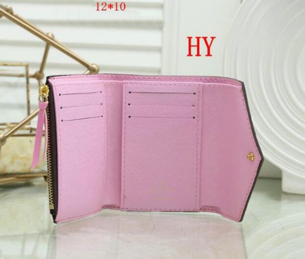 

women classic victorin wallets purse emilie button short wallets fashion shows exotic leather pouch round coin purse card holder n41215, Red;black