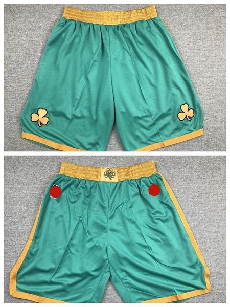 

new boston celtics jersey just don 2020 basketball shorts tatum brown walker nba stitched pocket shorts sweatpants s-xxl, Black;red