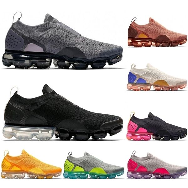 

knitting 2.0 laceless women men running shoes black light cream moon particle mica green fly mesh mens trainers sport sneakers 36-45